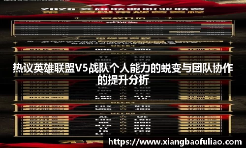 热议英雄联盟V5战队个人能力的蜕变与团队协作的提升分析